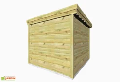 Abri De Jardin En Bois De Pin Traité Et Toiture Bac Acier – 6,25 M² -Refuge Jardin abri jardin moderne bois traite
