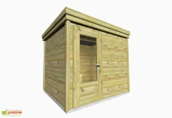 Abri De Jardin En Bois De Pin Traité Et Toiture Bac Acier – 6,7 M²