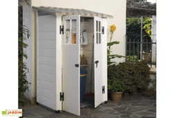 Abri De Jardin Mural En PVC Evo 100 Beige (82x122cm)