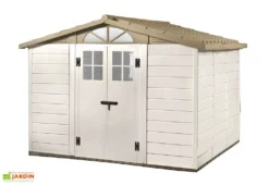 Refuge Jardin 6 Abri De Jardin En PVC Evo 280 Beige (242x282cm)