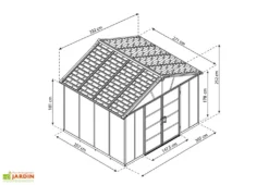 Abri De Jardin En Polycarbonate Et Aluminium Yukon 7 M² 11 Abri De Jardin En Polycarbonate Et Aluminium Yukon 7 M² -Refuge Jardin abri jardin polycarbonate aluminium yukon 7 m