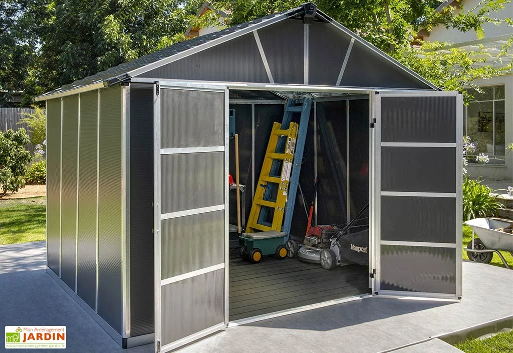 Abri De Jardin En Polycarbonate Et Aluminium Yukon 7 M² 3 Abri De Jardin En Polycarbonate Et Aluminium Yukon 7 M² – Image 3