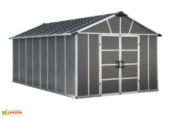 Abri De Jardin En Polycarbonate Et Aluminium Yukon 15 M² - Gris