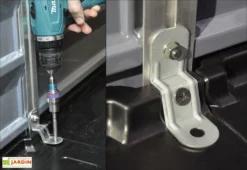 Abri De Jardin Skylight 1,7 M² Gris/Noir | Palram - Canopia 11 Abri De Jardin Skylight 1,7 M² Gris/Noir | Palram - Canopia -Refuge Jardin abri jardin polycarbonate palram skylight deco gris 3 1