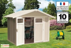 Grosfillex Abri De Jardin PVC Utility 4,9 -Refuge Jardin abri jardin pvc 49vert 1