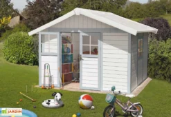 Grosfillex Abri De Jardin PVC Deco 7,5 -Refuge Jardin abri jardin pvc deco75 bleu