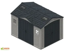 Abri De Jardin En PVC Duramax 8 M² – Apex 10 X 8 Gris Anthracite