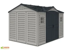 Abri De Jardin En PVC Duramax 8 M² – Apex 10 X 8 Gris Anthracite -Refuge Jardin abri jardin pvc duramax darkgrey apex 10x8 8m2 5