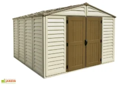 Abri De Jardin En PVC Duramax Beige 10 M² – Woodstyle Premium 10 X 10