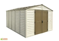Abri De Jardin En PVC Duramax Beige 13 M² – Woodstyle Premium 10 X 13