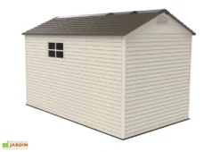 Abri De Jardin En PVC Et Acier Inoxydable Lifetime Landmark 8 M² -Refuge Jardin abri jardin pvc lifetime landmark 8m2 2 1