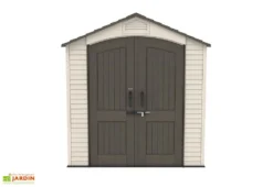 Abri De Jardin En PVC Et Acier Inoxydable Lifetime Landmark 8 M² -Refuge Jardin abri jardin pvc lifetime landmark 8m2 1