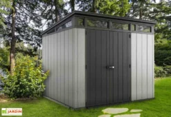 Keter Abri De Jardin PVC Brossium 97 Avec Toit En Monopente