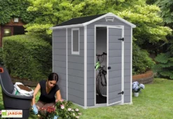 Keter Abri De Jardin Résine Premium 46 S Gris (192x130x198)