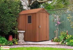 Keter Abri De Jardin En Résine Imitation Bois Darwin 46 – 2,2 M²