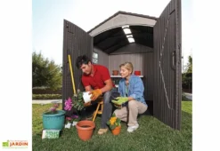 Abri De Jardin PVC Lifetime Landmark (2,13x2,13) -Refuge Jardin abri jardin resine lifetime 60190 2