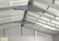 Abri De Jardin En PVC Evo 280 Beige (242x282cm) -Refuge Jardin abri jardin resine pvc evo280 garofalo 2