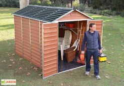 Abri De Jardin Skylight 5,6 M² Ambre | Palram - Canopia -Refuge Jardin abri jardin skylight ambre 6m2 palram canopia