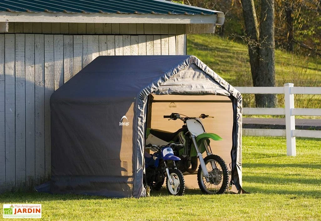 Abri De Jardin Souple En Acier Et Polyéthylène 3 M² 2 Abri De Jardin Souple En Acier Et Polyéthylène 3 M² – Image 2