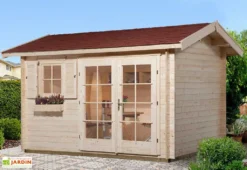 Refuge Jardin 17 Abri De Jardin En Bois D’épicéa Brut 163 T2 - 10,20 M²