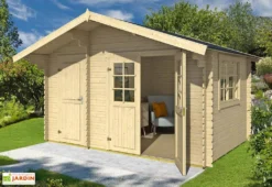 Abri De Jardin En Bois D’épicéa Brut 9,5 M² – Wynand 1
