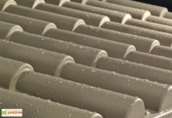 Abri De Jardin En PVC Evo 280 Beige (242x282cm) -Refuge Jardin abro jardin mural resine pvc evo100 garofalo 2 4