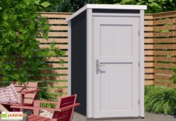 Armoire De Jardin En Bois D’Épicéa 95 X 102 X 200 Cm (4 Coloris) -Refuge Jardin armoire jardin bois epicea 95 102 200cm 3