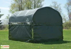 Bâches Latérales Pour Enclos Animaux En Polyéthylène 370 X 170 Cm -Refuge Jardin baches laterales enclos vert