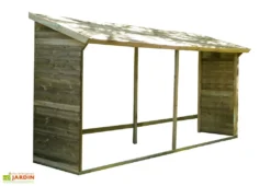 Abri Range-bûches En Bois Traité 5,7 M³ - Memphis XXL