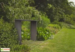 Bûcher Pour Abri De Jardin En Métal Look Bois Vieilli