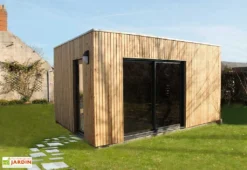 Chalet En Bois Habitable 16 M² - Bungalow Design Studio 635 X 255 Cm