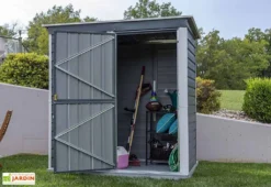 Remise De Jardin En Acier Galvanisé 203 X 116 Cm -Refuge Jardin cabane jardin acier galvanise