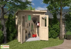 Abri De Jardin En Bois D’épicéa FSC – 230 X 120 X 204 Cm