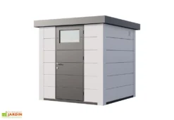 Abri De Jardin En Métal Eleganto – 4,3 M² -Refuge Jardin cabanon jardin metal eleganto 4 3 m blanc