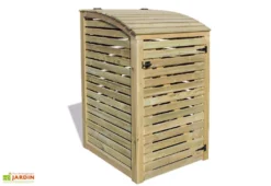 Cache-Poubelle Simple En Pin Autoclave Swing E (88x75x137cm)