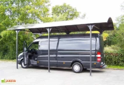 Carport Camping-car Aluminium Et Polycarbonate 7,60 X 3,62 M -Refuge Jardin carport aluminium camping car car3676alcc 5