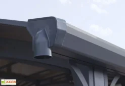 Carport Arcadia 8,63 X 3,59 M Gris | Palram - Canopia 9 Carport Arcadia 8,63 X 3,59 M Gris | Palram - Canopia -Refuge Jardin carport aluminium polycarbonate arcadia 8500 30 m 2