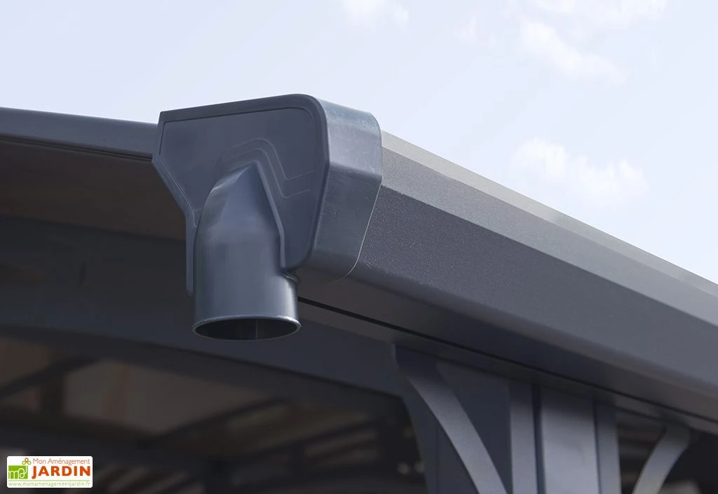Carport Arcadia 8,63 X 3,59 M Gris | Palram - Canopia 4 Carport Arcadia 8,63 X 3,59 M Gris | Palram - Canopia – Image 4