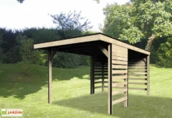 Carport En Bois 1 Voiture (4,80x2,98m)
