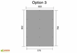 Carport Bois Optima Duo 2 Voitures (Plusieurs Tailles) -Refuge Jardin carport bois optima duo 3 taille
