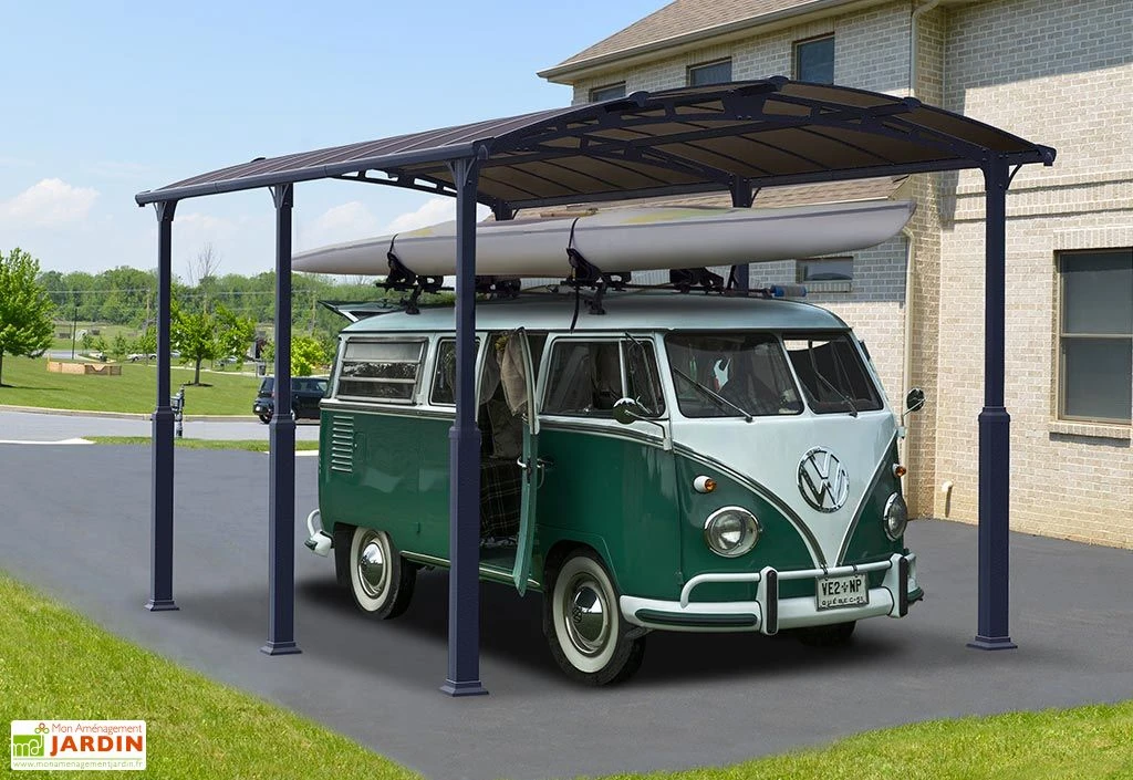 Carport Camping-car Alpine 6,49 X 3,52 M Gris | Palram - Canopia 1 Carport Camping-car Alpine 6,49 X 3,52 M Gris | Palram - Canopia