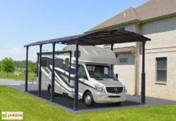 Carport Camping-car Alpine 8,63 X 3,52 M Gris | Palram - Canopia