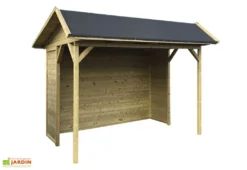 Solid Abri De Jardin En Bois Traité Ronsburg 19 Mm - 6 M²