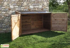 Coffre De Rangement En Bois Autoclave Trocadero 2000 L -Refuge Jardin coffre en bois trocadero 2000litres 2