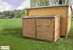 Coffre De Rangement En Bois Autoclave Trocadero 2000 L -Refuge Jardin coffre en bois trocadero 2000litres 5