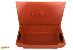 Coffre De Jardin Avec Poignées – 50 L -Refuge Jardin coffre jardin 50l orange