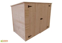 Coffre De Rangement Bois Pour Vélos Motos - 125 X 220 X 162 Cm