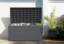 Coffre De Rangement Extérieur En Résine — 416 L -Refuge Jardin coffre rangement 416l 03