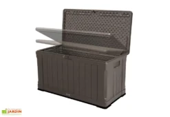 Lifetime Coffre De Rangement Polyéthylène 439L (128x64x67) -Refuge Jardin coffre rangement resine lifetime
