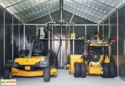 Abri De Jardin En Polycarbonate Et Aluminium Yukon 15 M² - Gris 11 Abri De Jardin En Polycarbonate Et Aluminium Yukon 15 M² - Gris -Refuge Jardin detail abri jardin pvc yukon palram 6 3